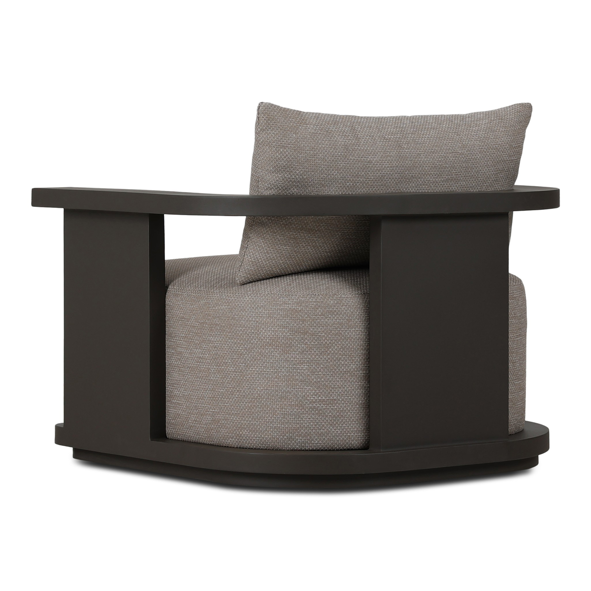 Tahana Outdoor Metal Swivel Chair