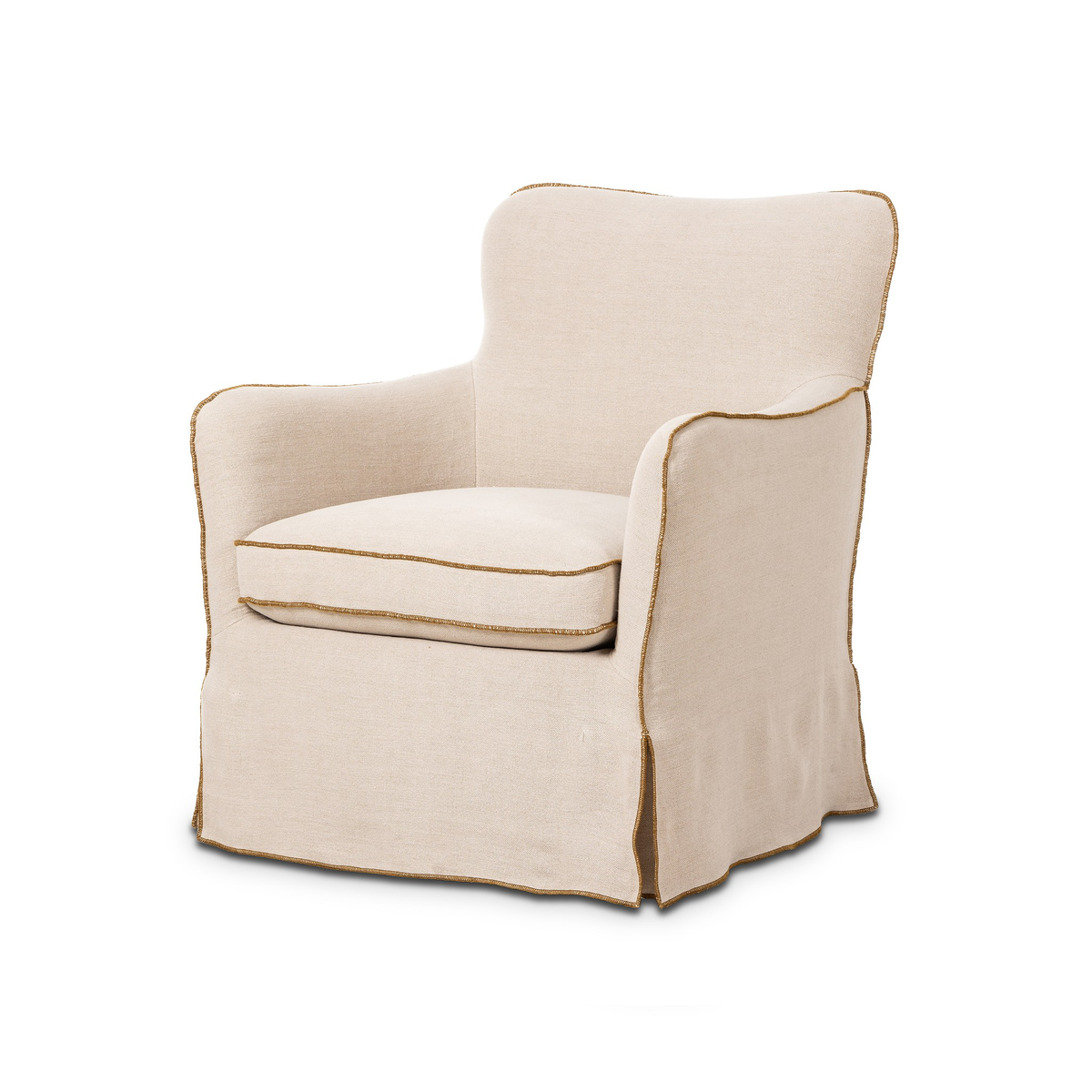 Devon Slipcover Swivel Chair