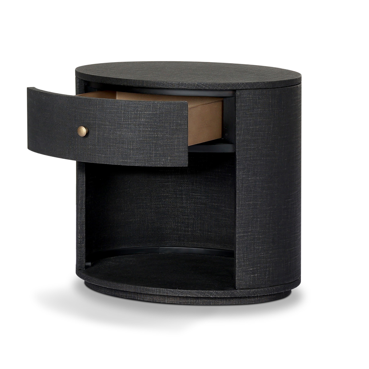 Amelia Oval One Drawer Nightstand by Four Hands