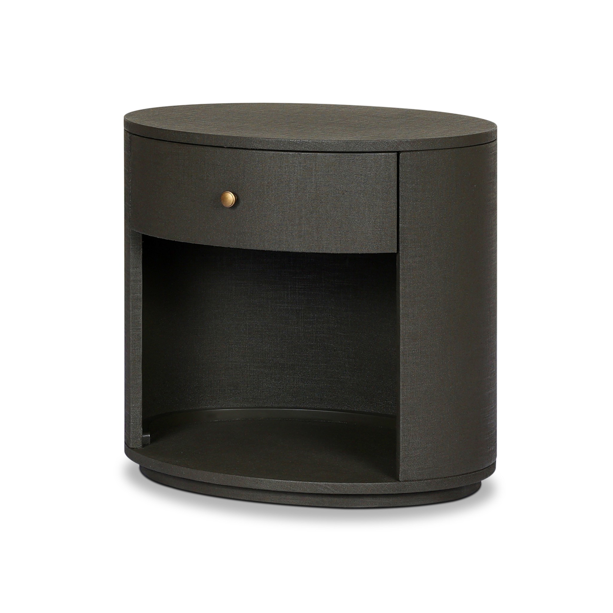 Amelia Oval One Drawer Nightstand by Four Hands