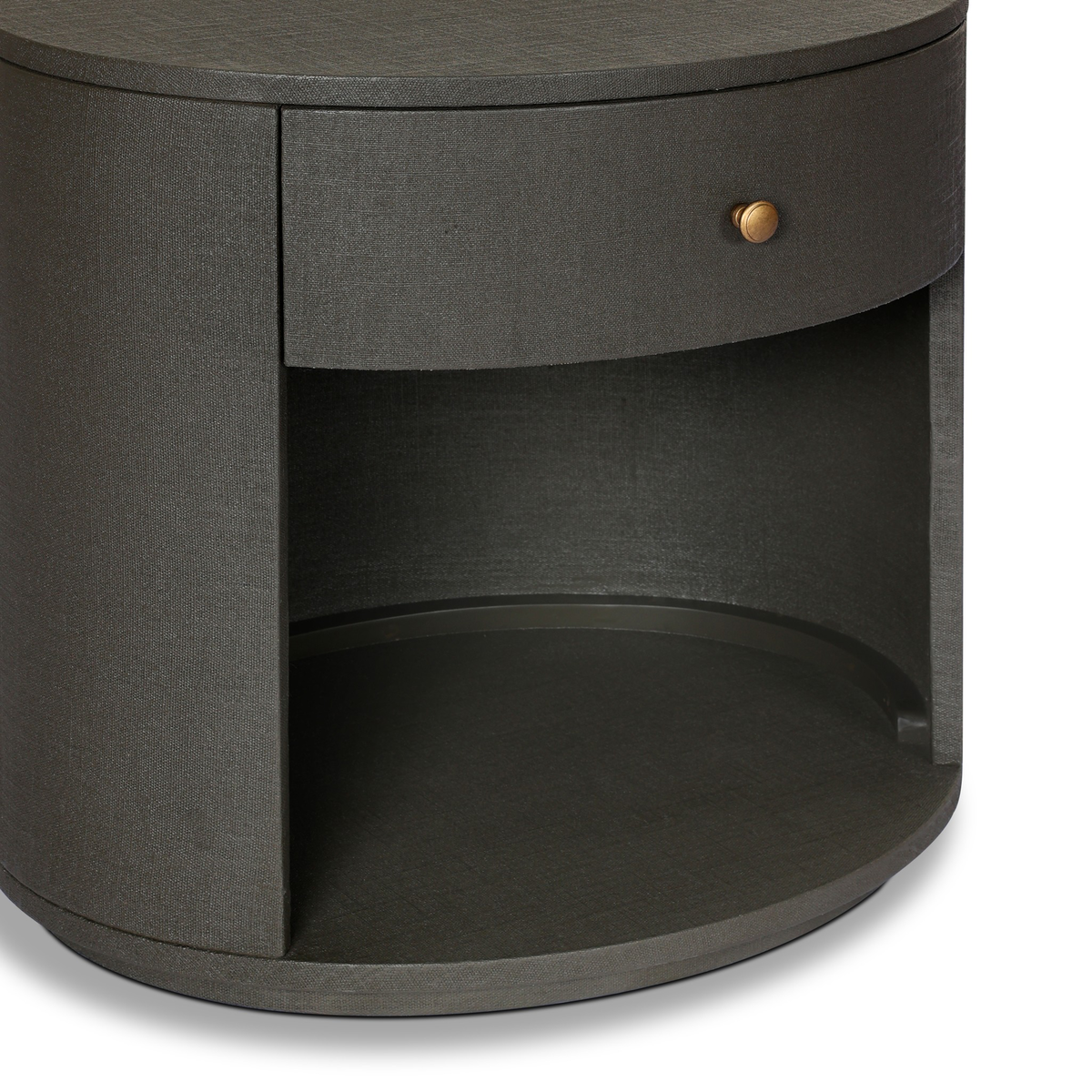 Amelia Oval One Drawer Nightstand by Four Hands