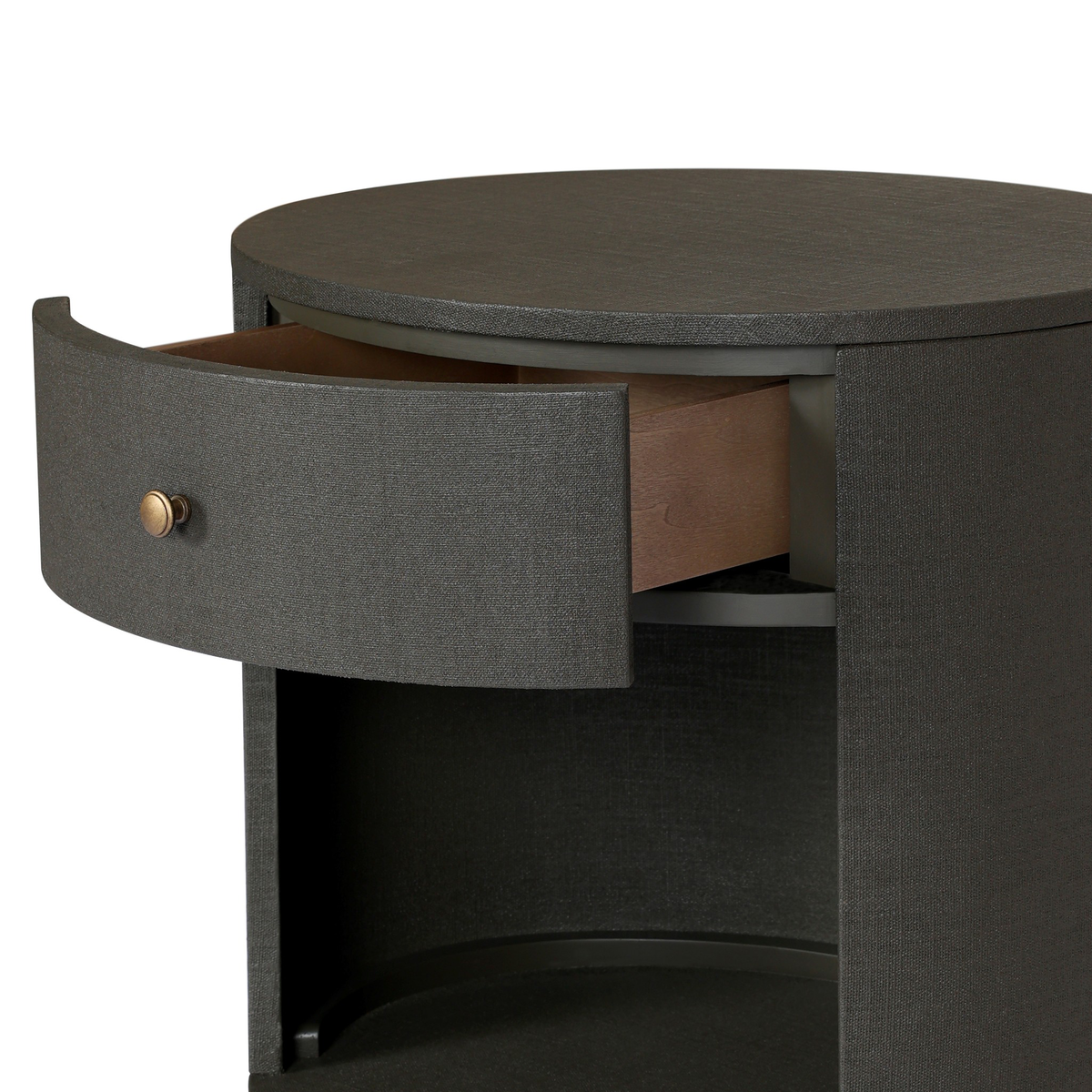 Amelia Oval One Drawer Nightstand by Four Hands