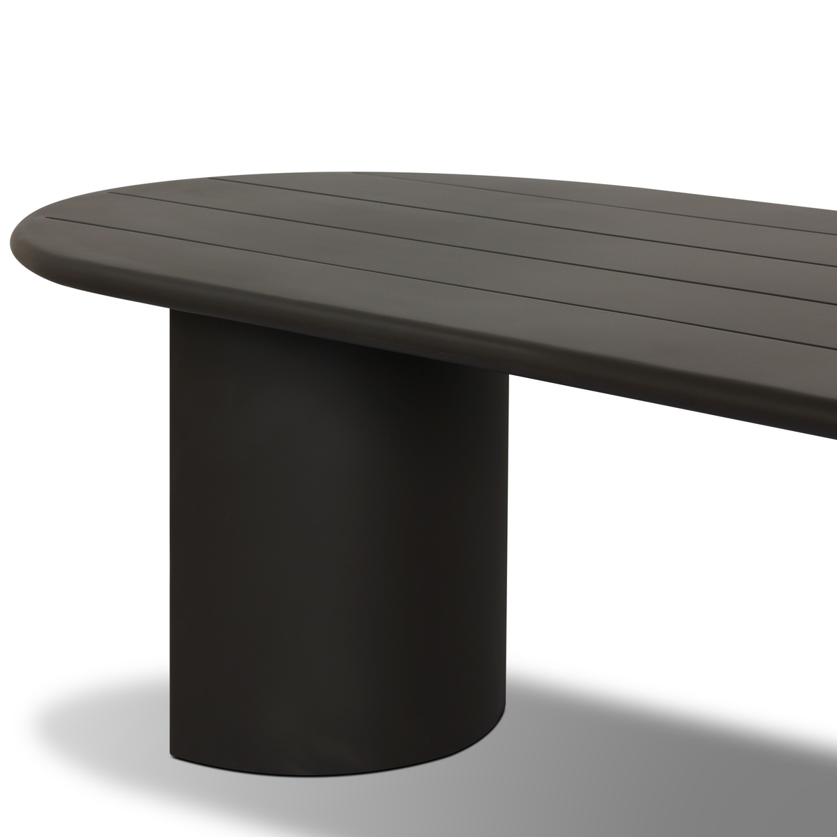 Paden Outdoor Metal Dining Table-94"