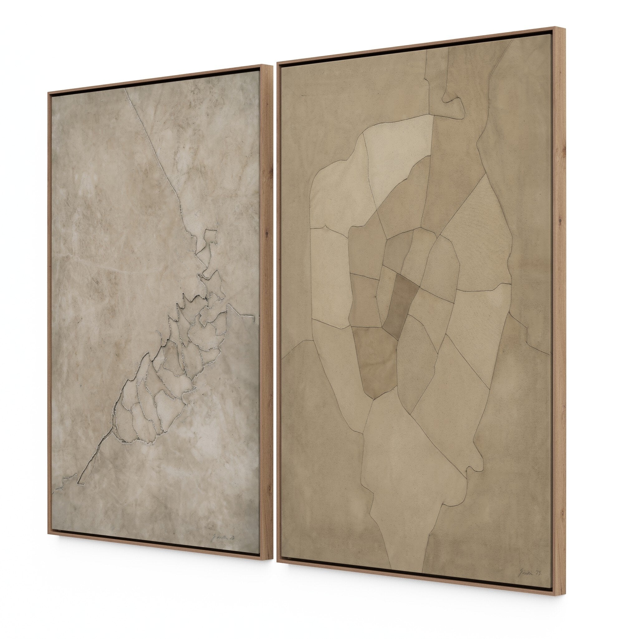Pinecorn Ii Diptych By Kimmy Quillin