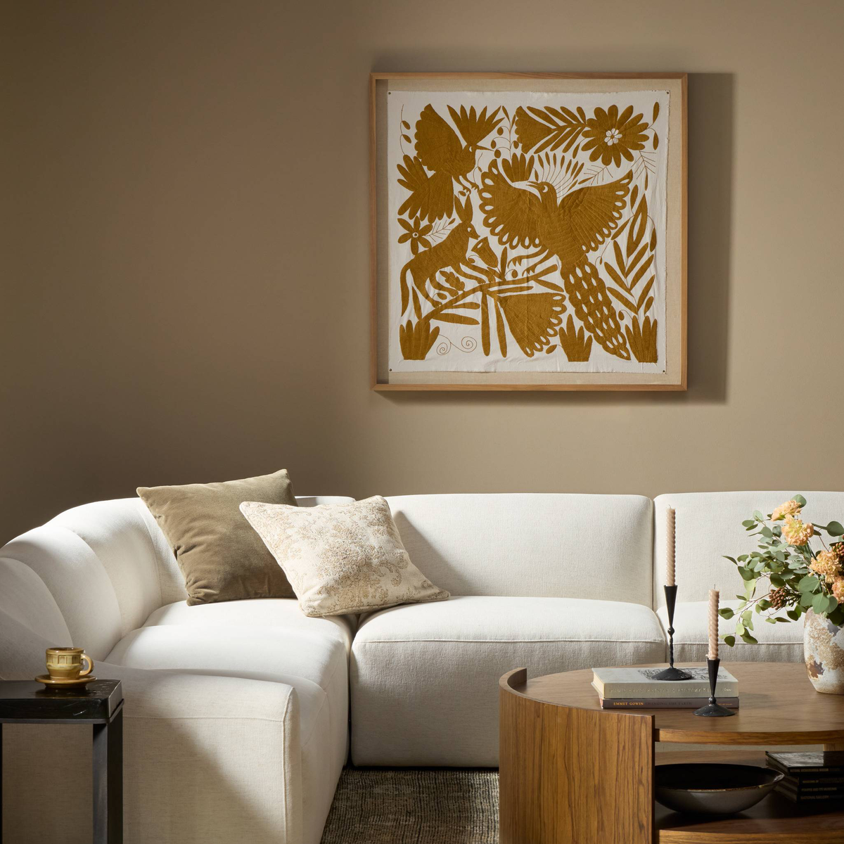 Otomi Framed Textile by Four Hands