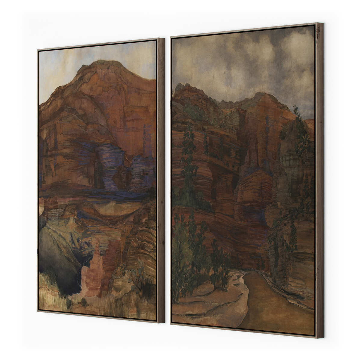 Desert Diptych By Aileen Fitzgerald by Four Hands