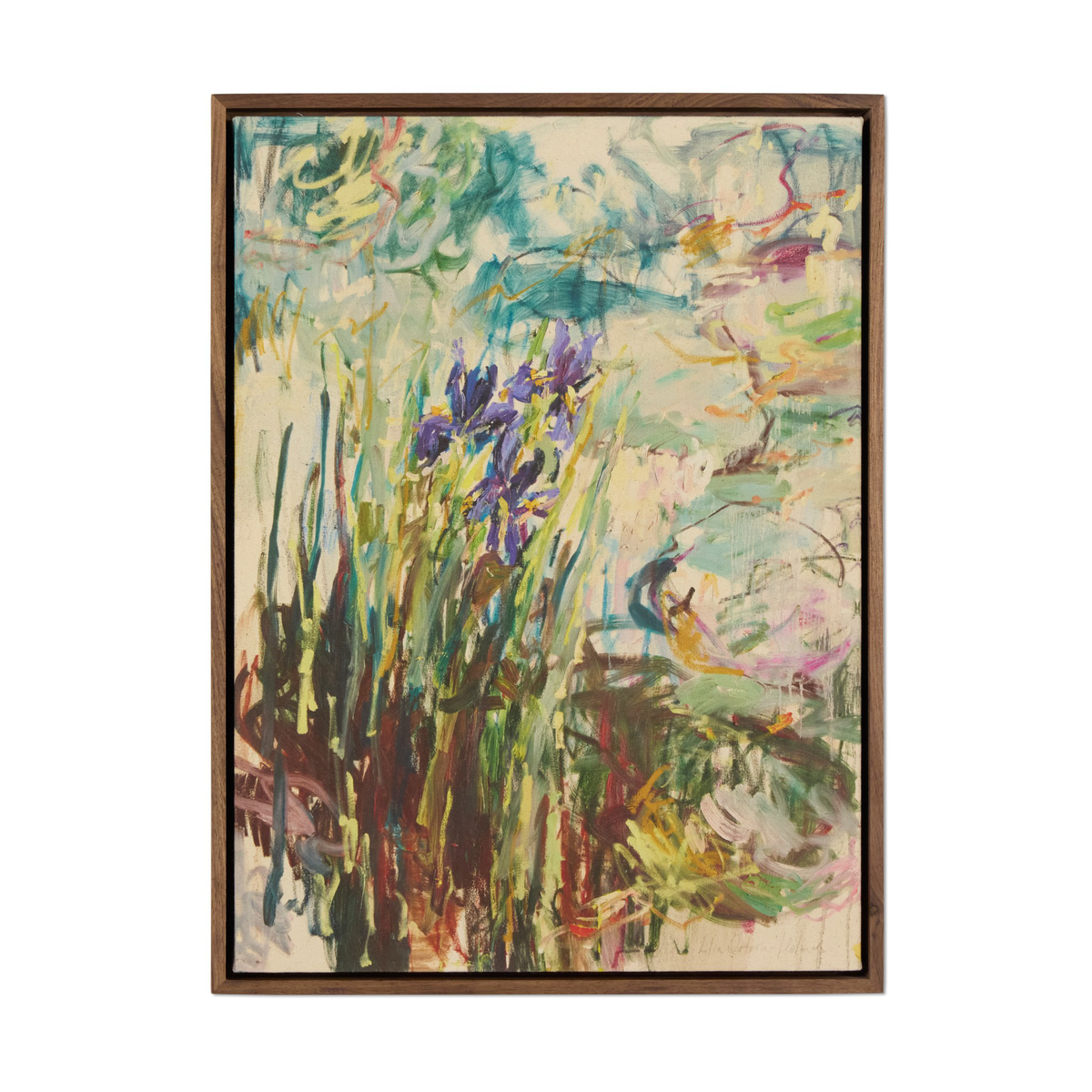 Irises By The Pond By Lilia Orlova-Holmes by Four Hands