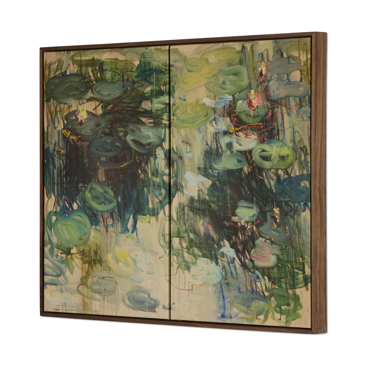 Lily Pond By Lilia Orlova-Holmes by Four Hands