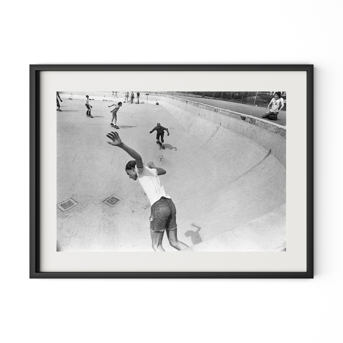 Skateboarding In A Drained Pool I By Barbara Alper by Four Hands
