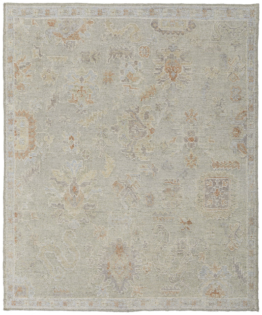 Grafton 69FNF Gray/Green Rug by Feizy