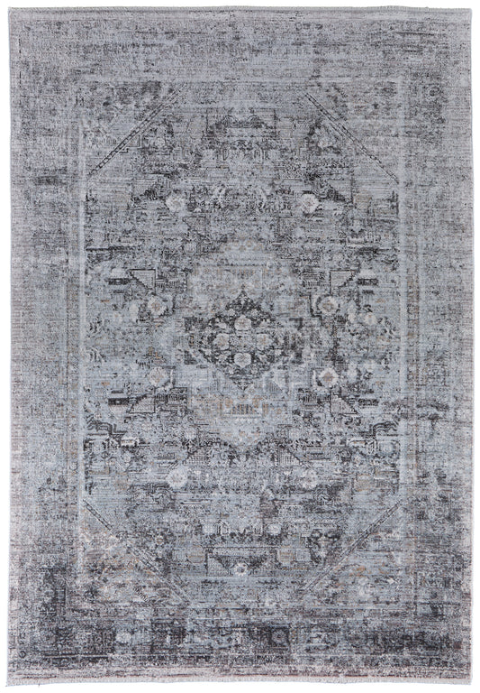 Sarrant 3966F Gray Rug by Feizy