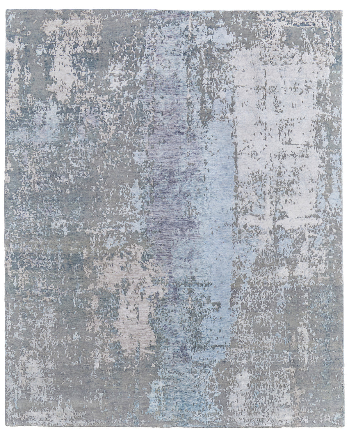 Lor 69F0F Blue/Silver Rug by Feizy