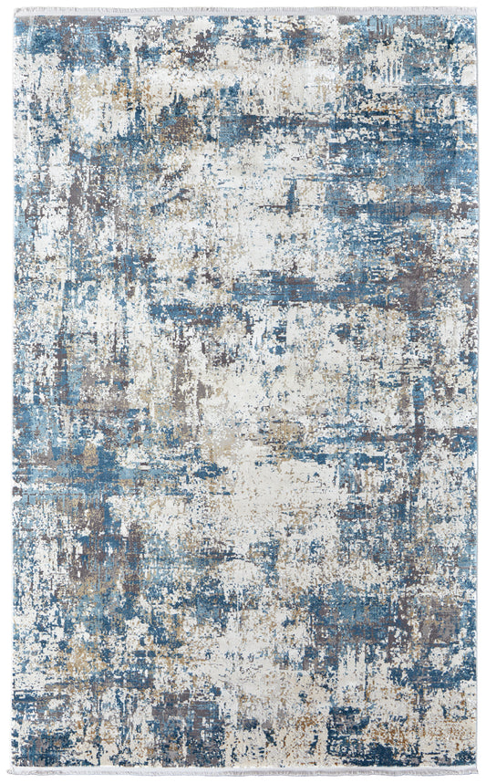 Cadiz 3891F Blue/Ivory Rug by Feizy