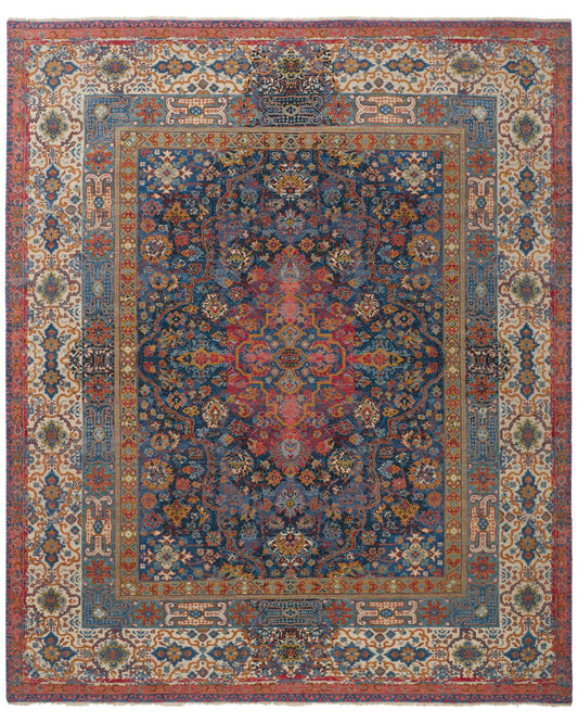 Dalia Luxe 6370F Beige/Multi Rug by Feizy