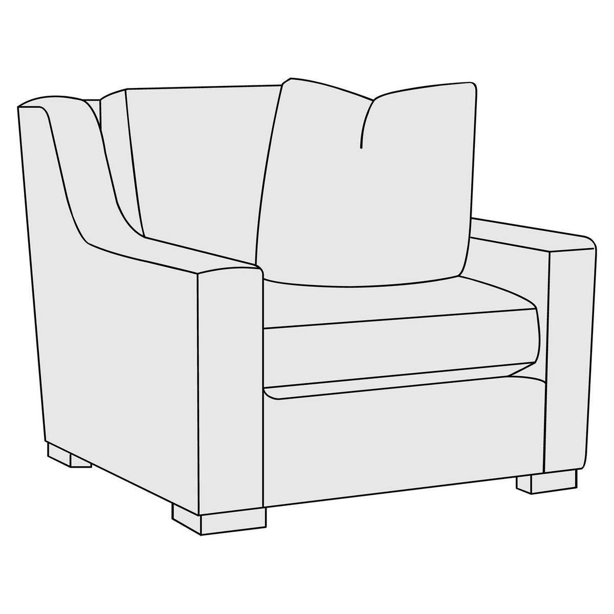 Germain Fabric Chair (B2662P) by Bernhardt