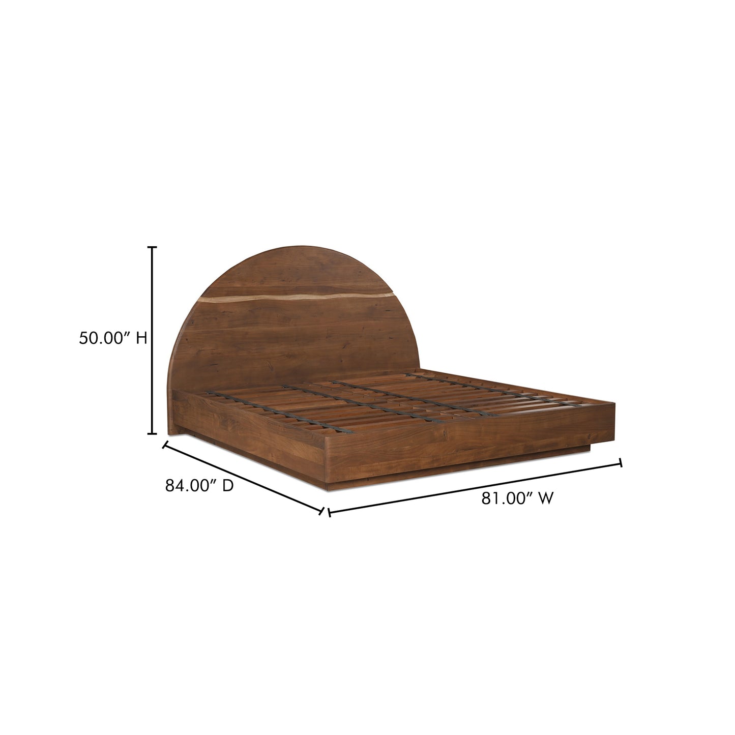 Watson King Bed Brown by Moe's Home