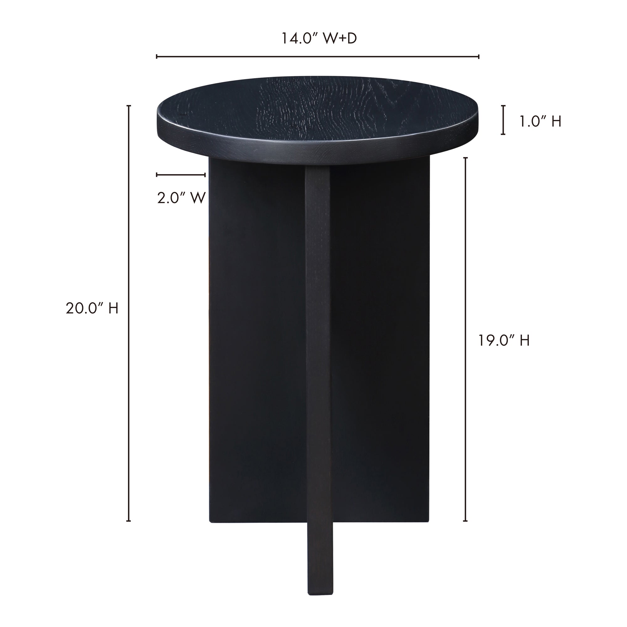 Grace Accent Table Black