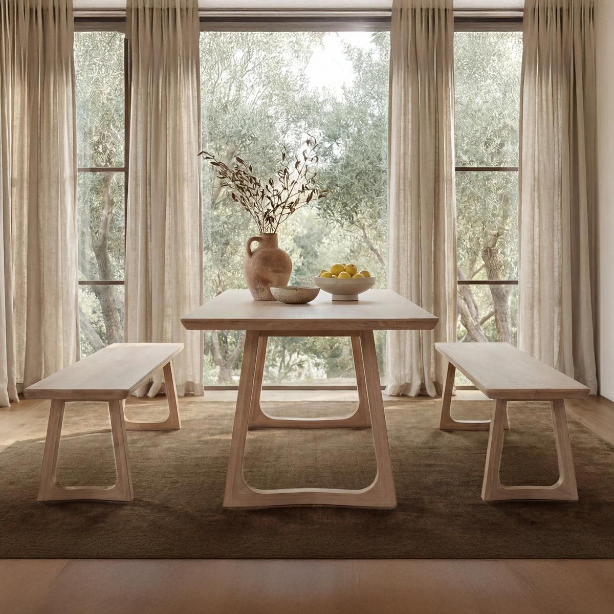 Silas Dining Bench by Moe's Home