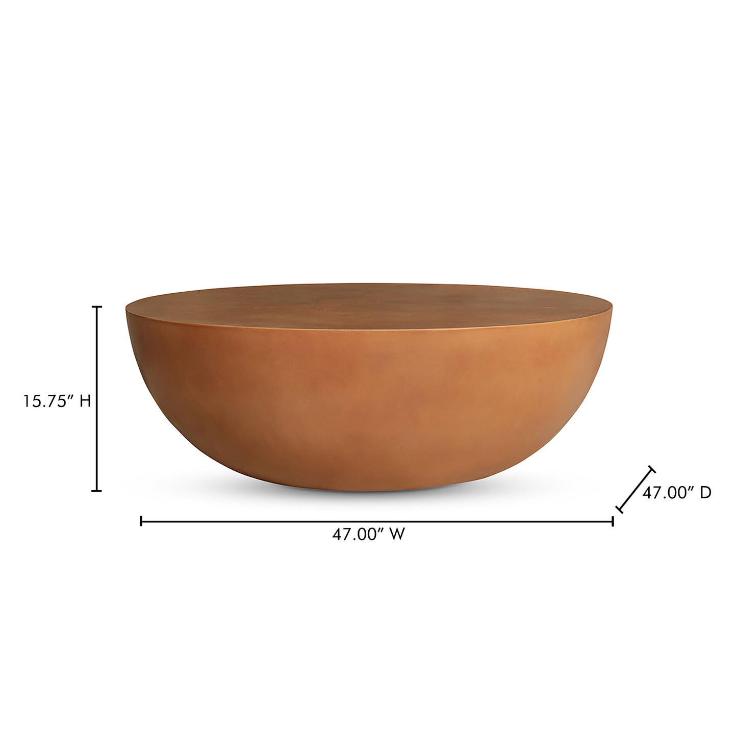 Insitu Coffee Table Terracotta by Moe's Home
