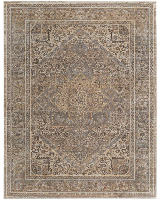 Celene 39KXF Beige/Brown Rug by Feizy