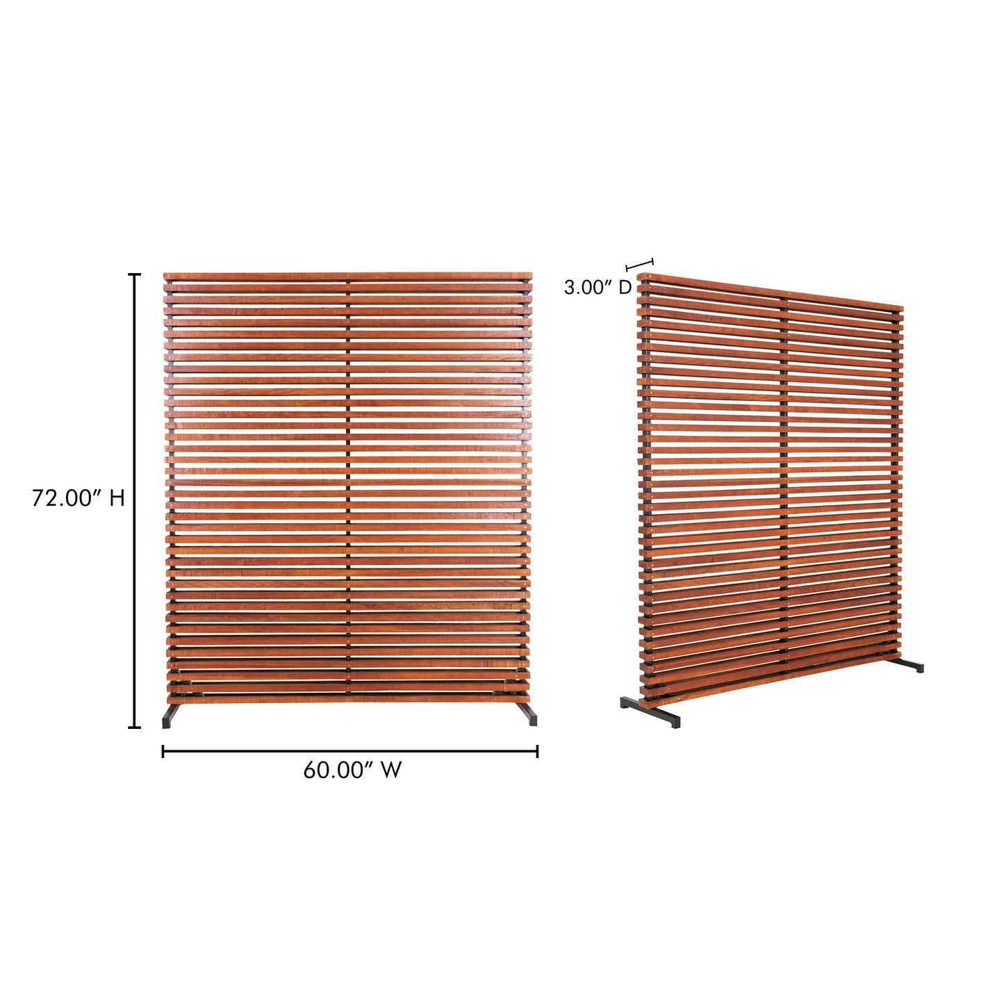 Dallin Screen Brown by Moe's Home