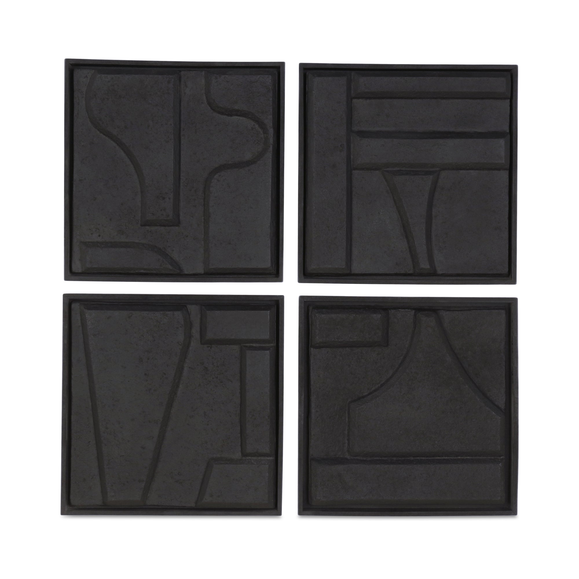 Alva Wall Sculpture-Set Of 4 by Moe's Home