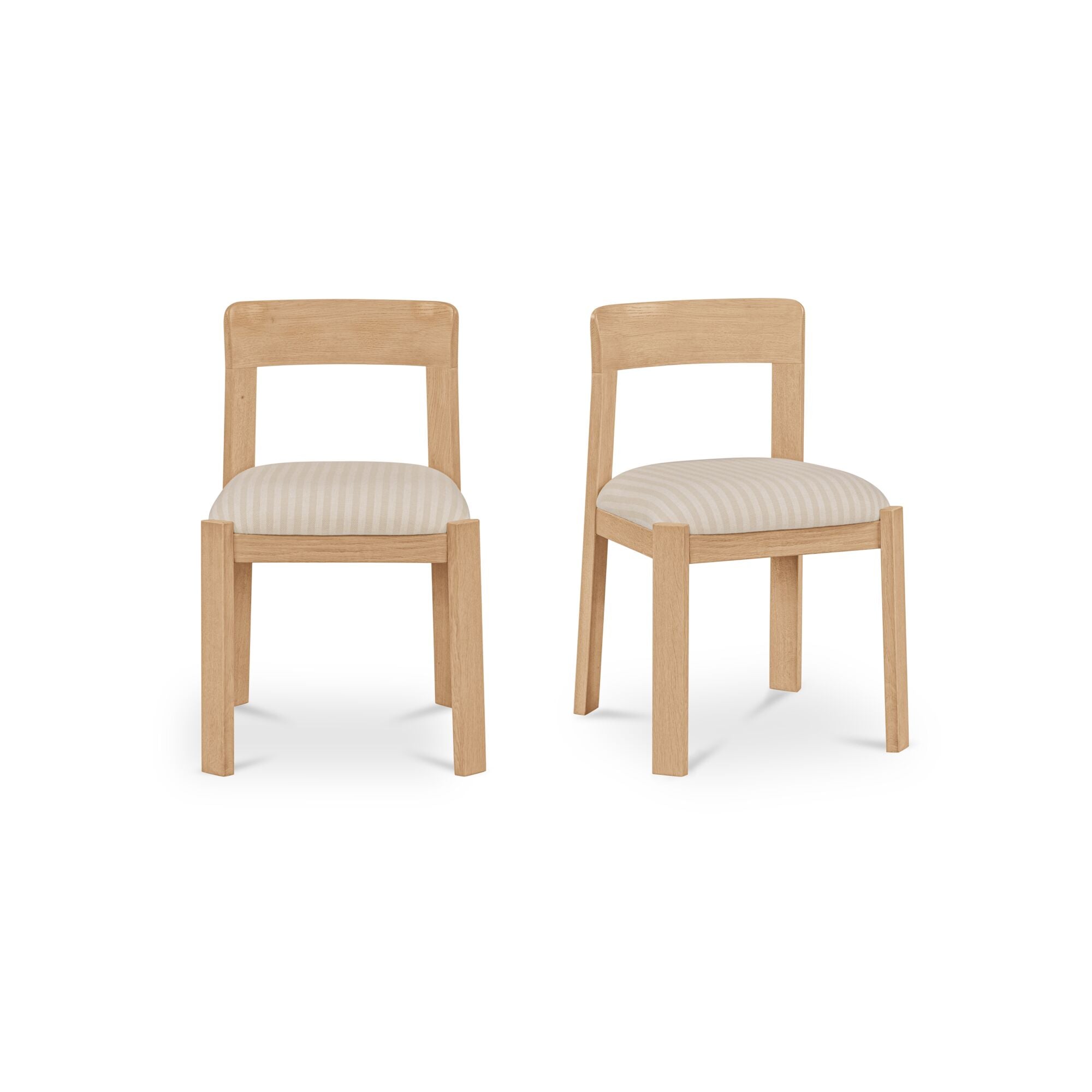 Oli Dining Chair Stripe-Set of Two by Moe's Home