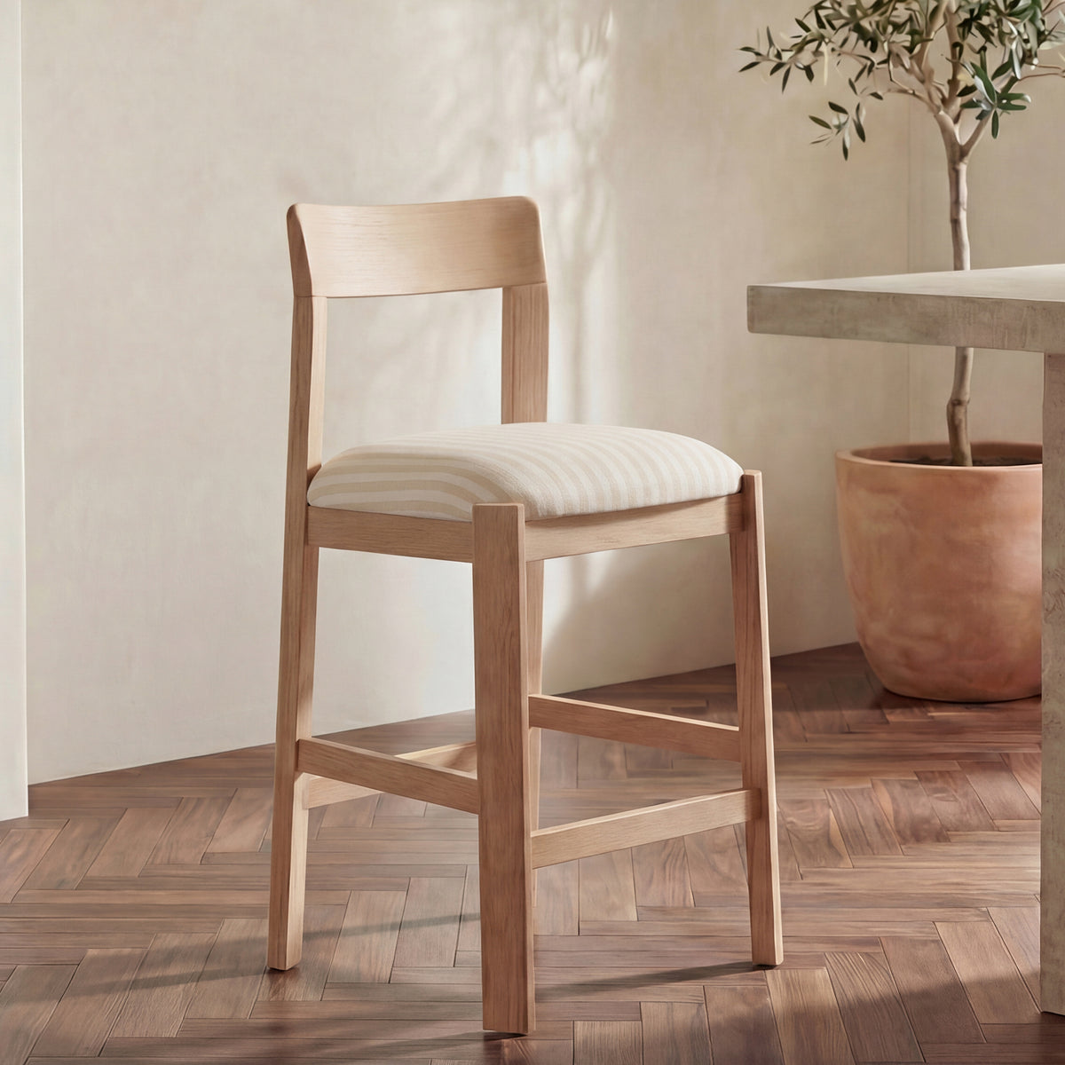 Oli Counter Stool Stripe by Moe's Home