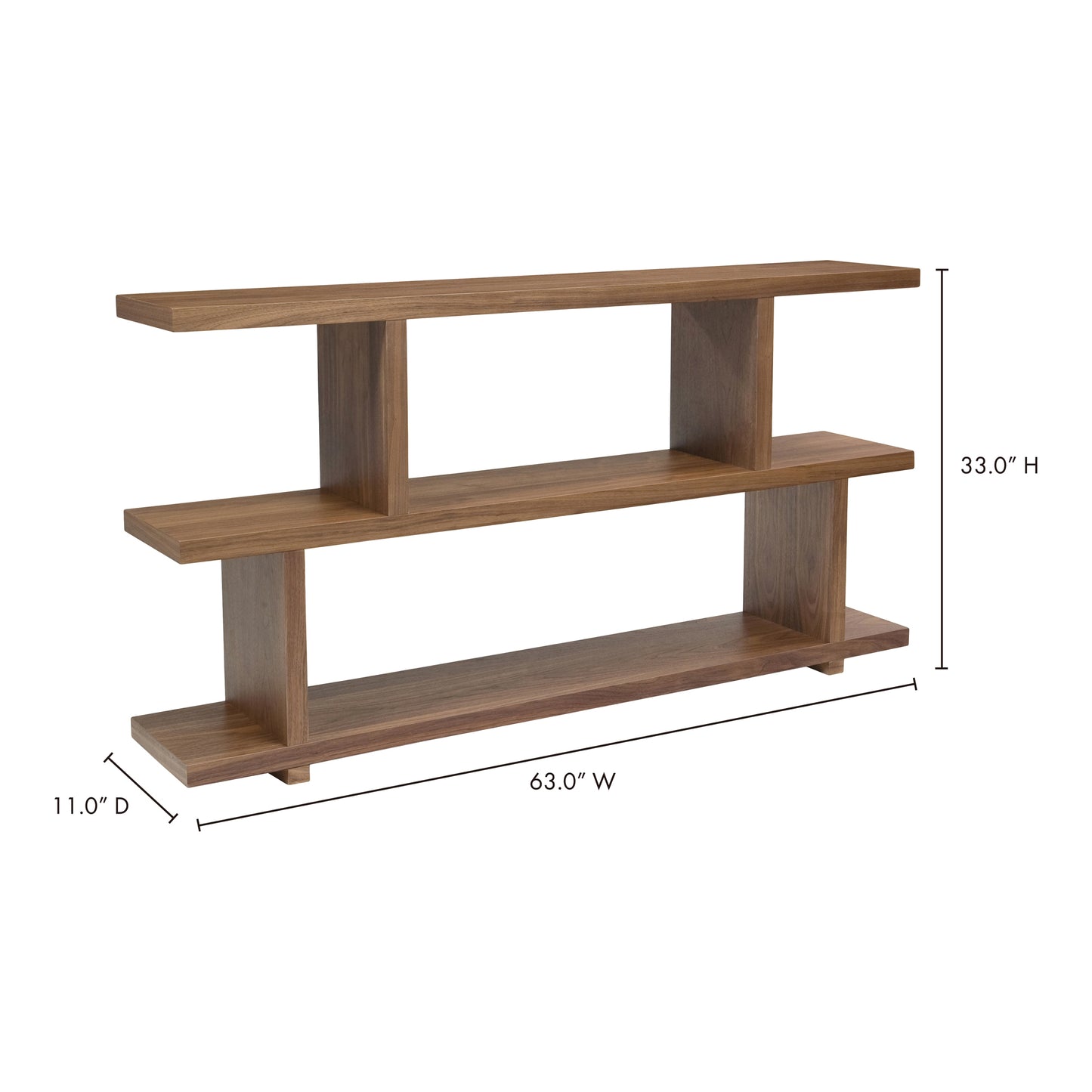 Miri Small Shelf Brown by Moe's Home