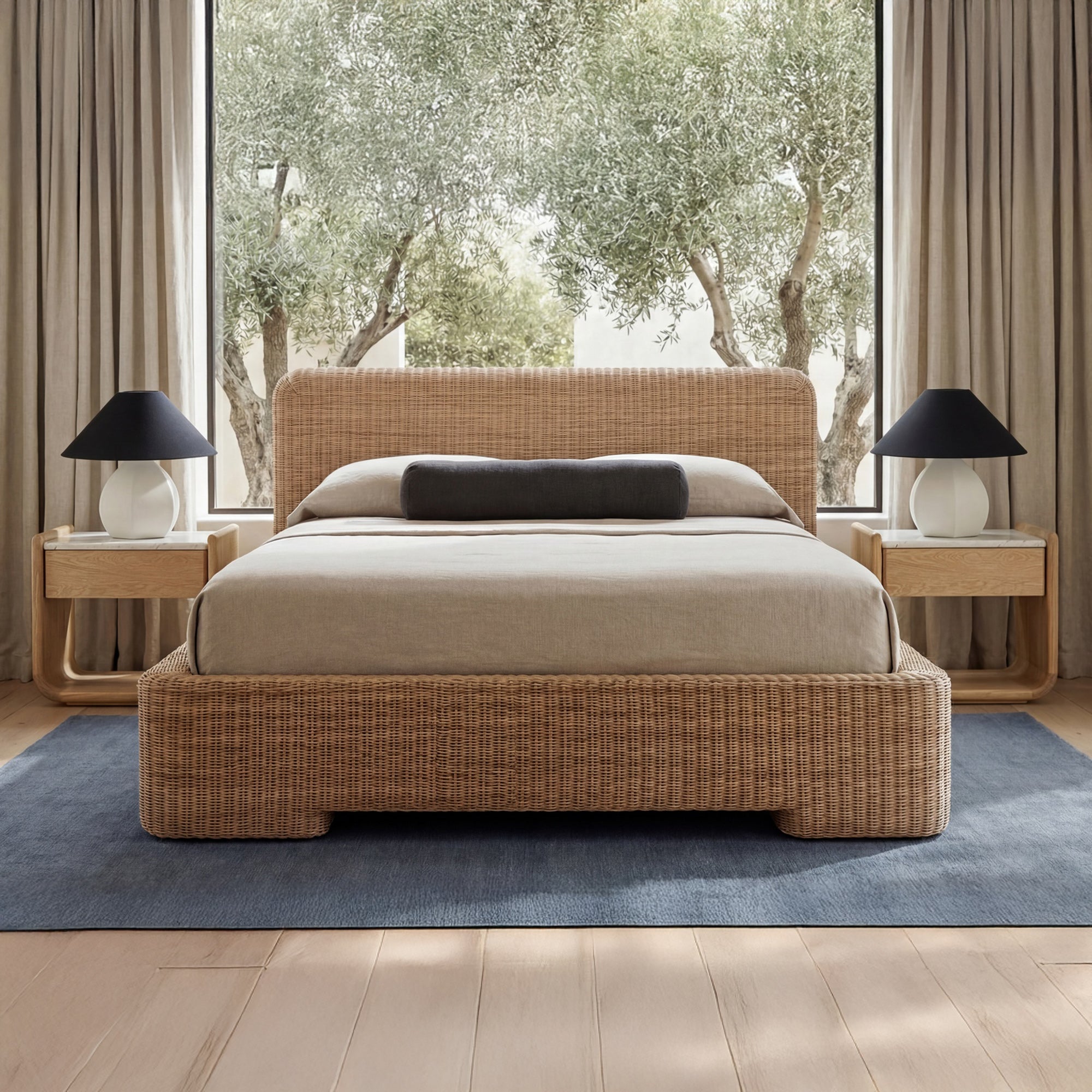 Claudia Bed Queen by Moe's Home
