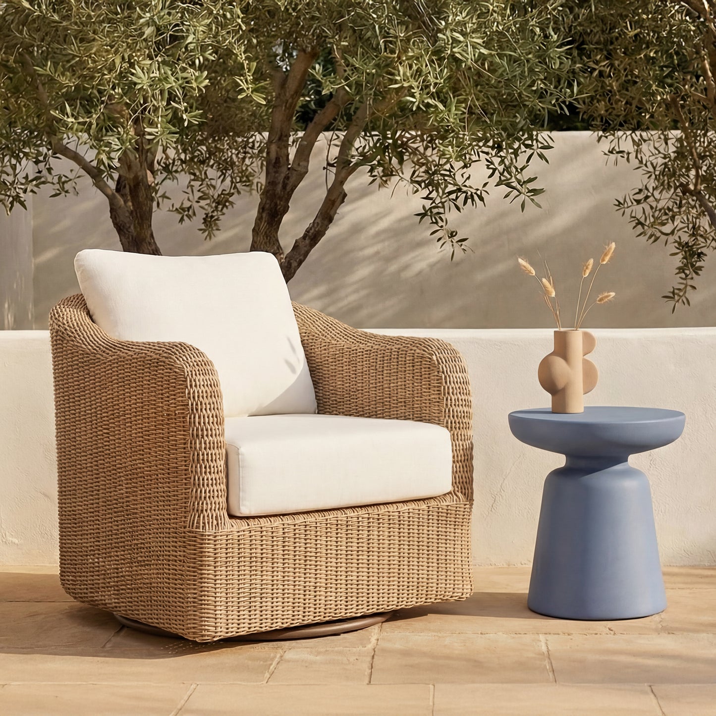 Bodhi Outdoor Swivel Accent Chair by Moe's Home