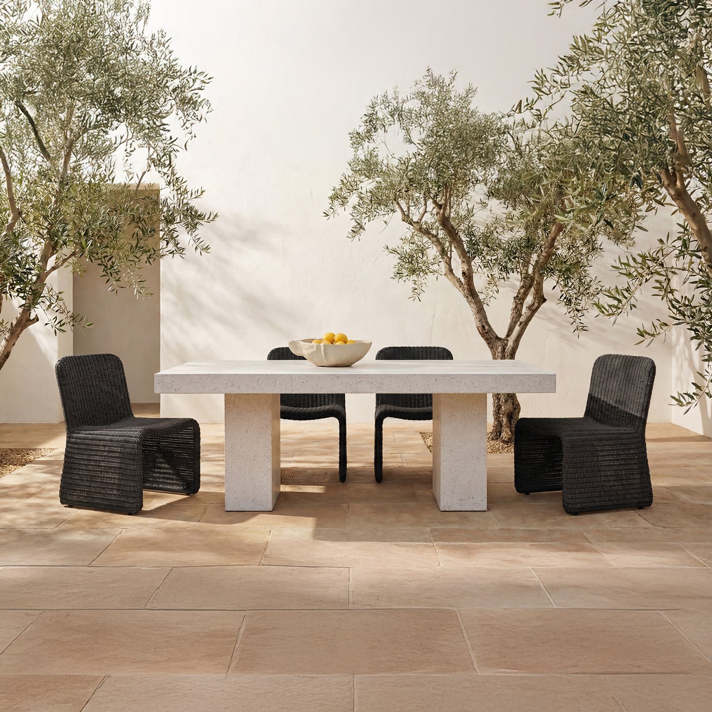 Ella Outdoor Dining Chair Charcoal-Set of Two by Moe's Home