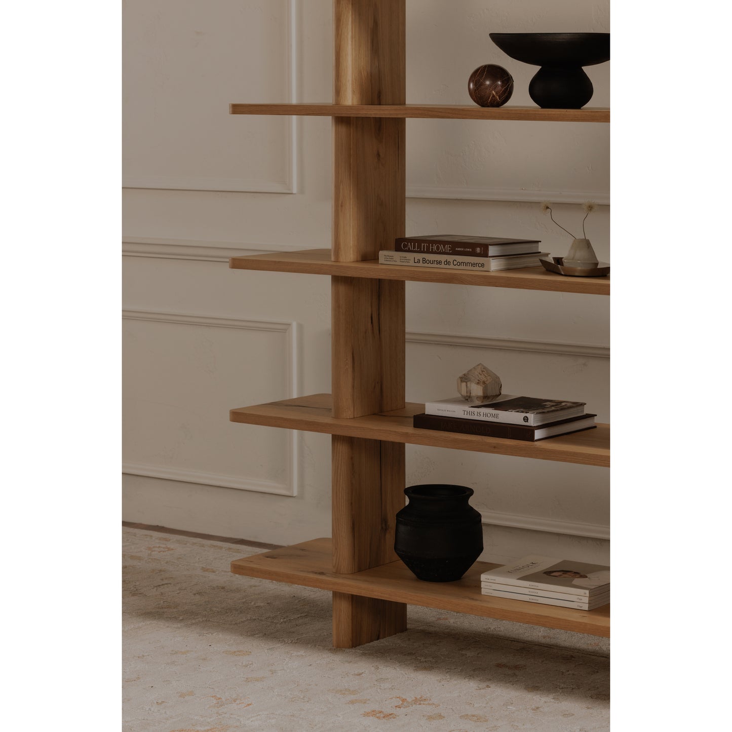 Casey Large Bookcase Rustic by Moe's Home