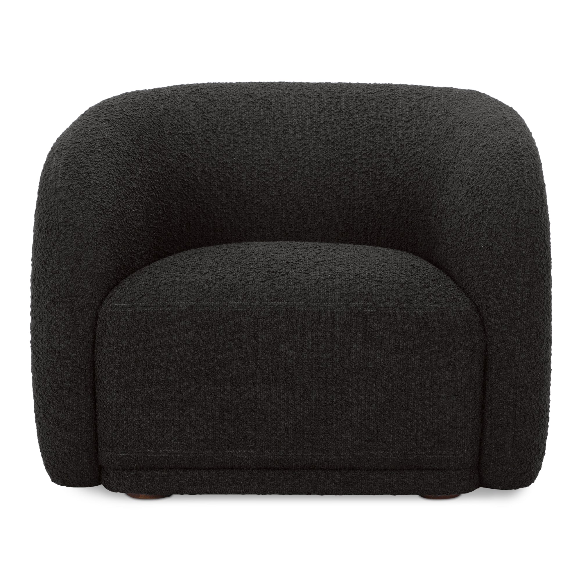 Faye Accent Chair Black Boucle by Moe's Home