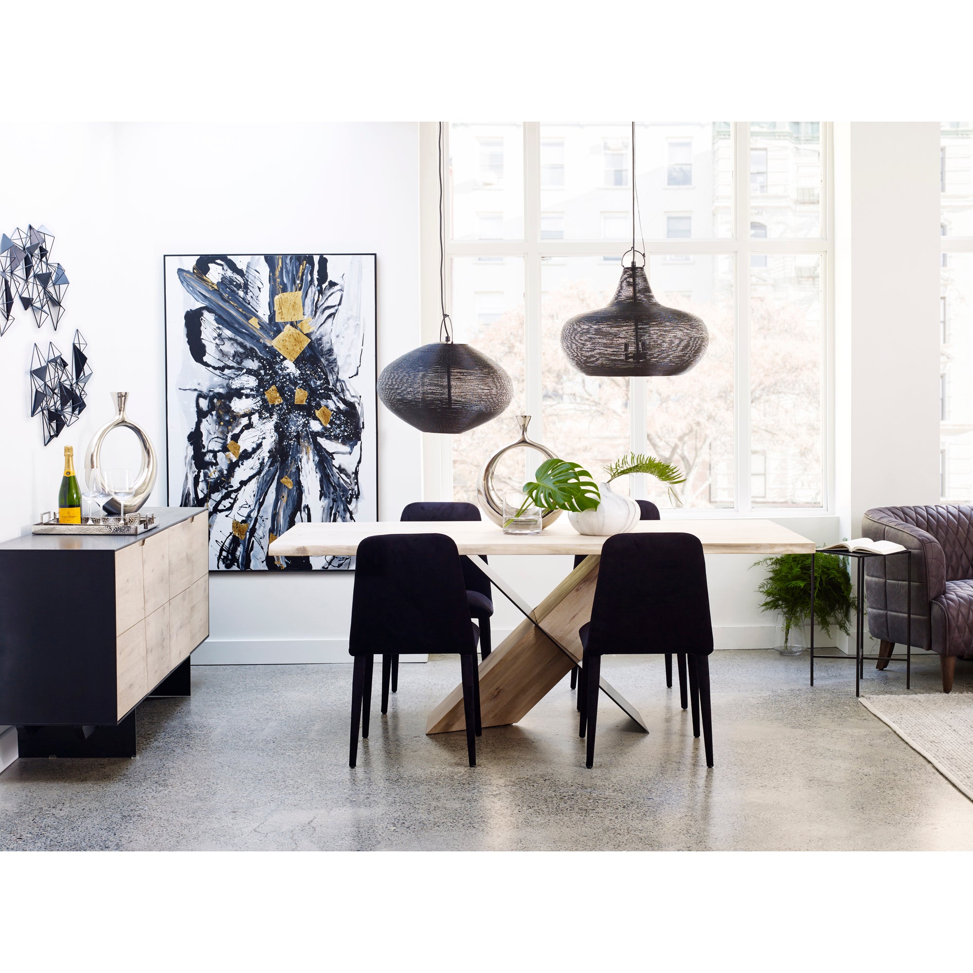 Spectrum Wall Décor Gold and Black