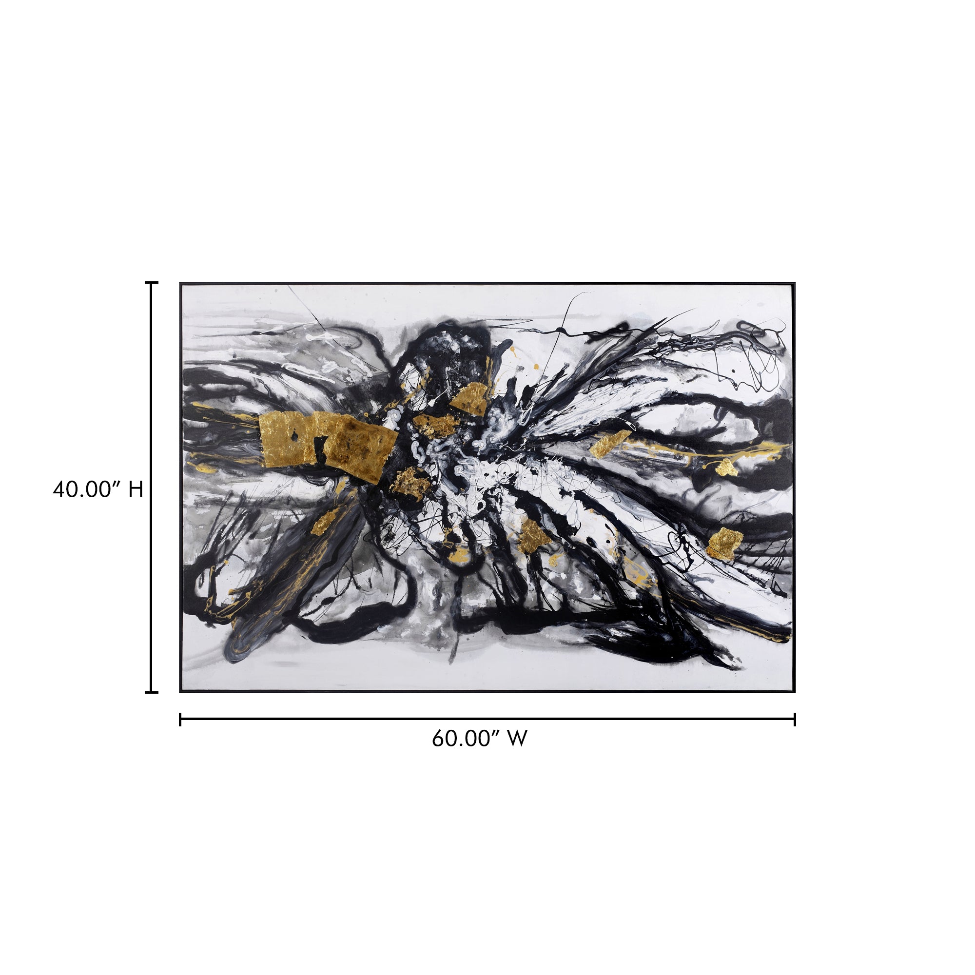 Spectrum Wall Décor Gold and Black