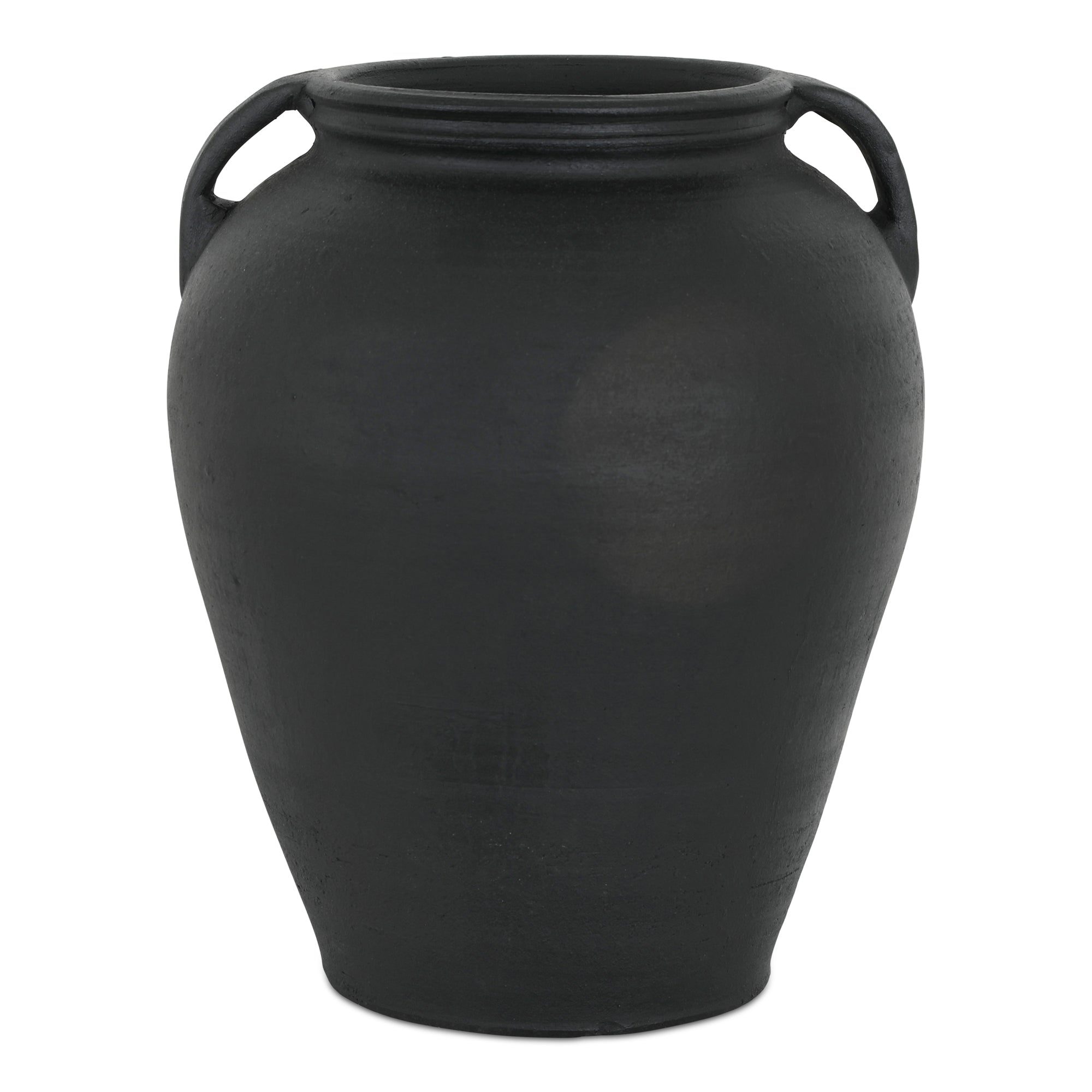 Jovi Vase Black Terracotta by Moe's Home