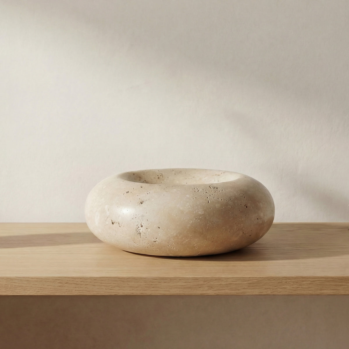 Neso Catchall Natural Travertine by Moe's Home