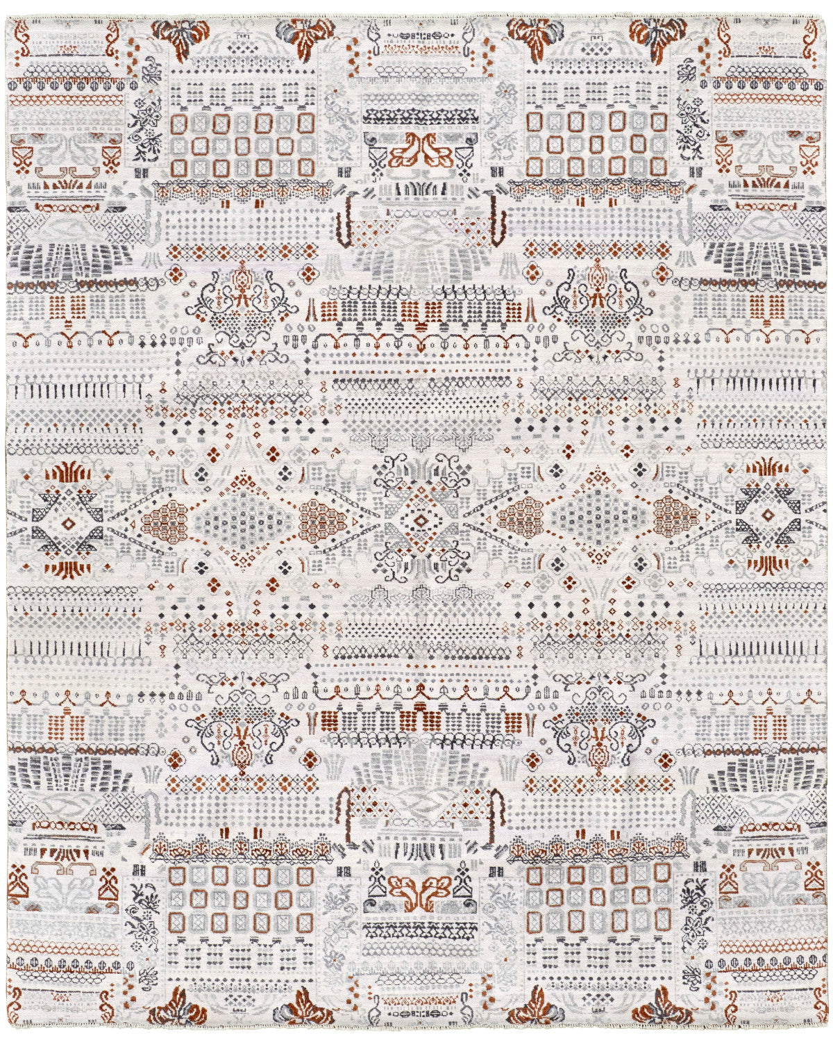 Harmon 6898F Gray/Blue Rug by Feizy