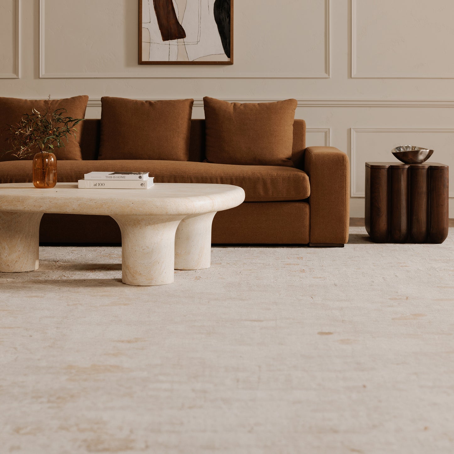 Punyo Punyo Accent Table Espresso by Moe's Home