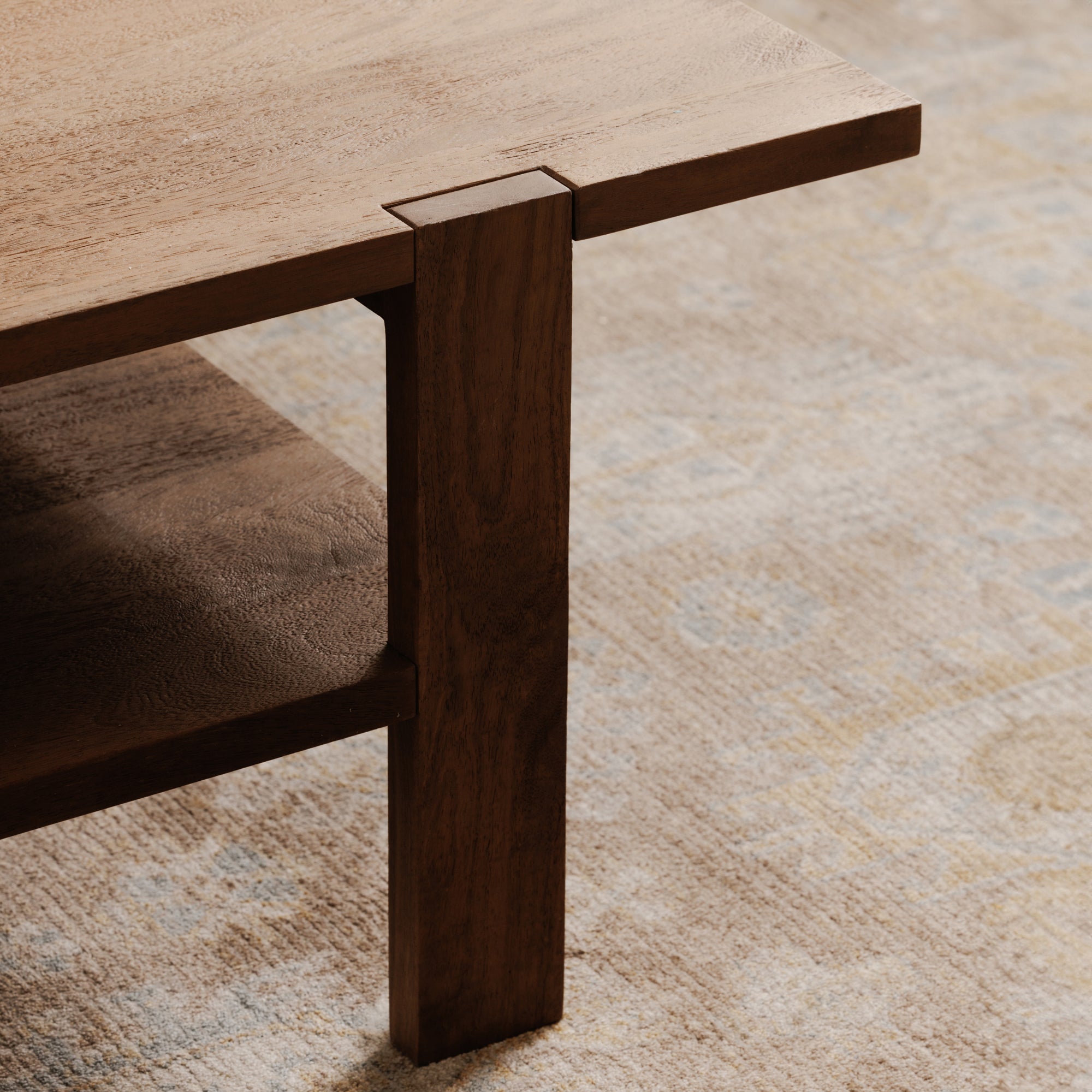 Workshop Coffee Table Vintage Brown