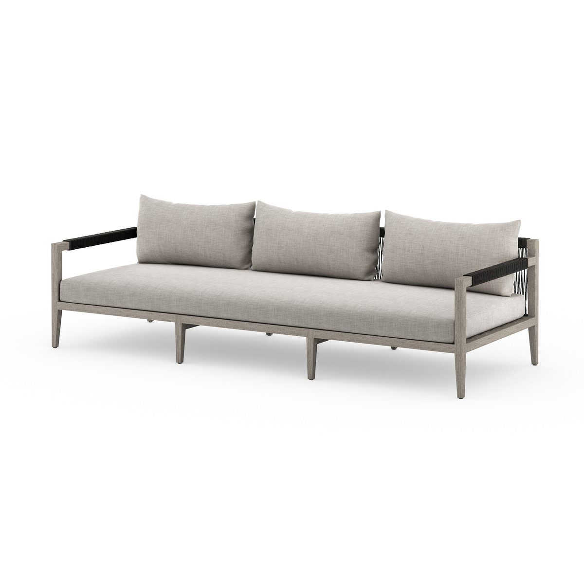 Sherwood Outdoor Sofa, Weathered Grey