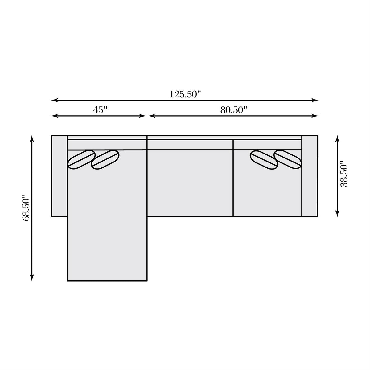 Nest Fabric Sectional (K2118) by Bernhardt