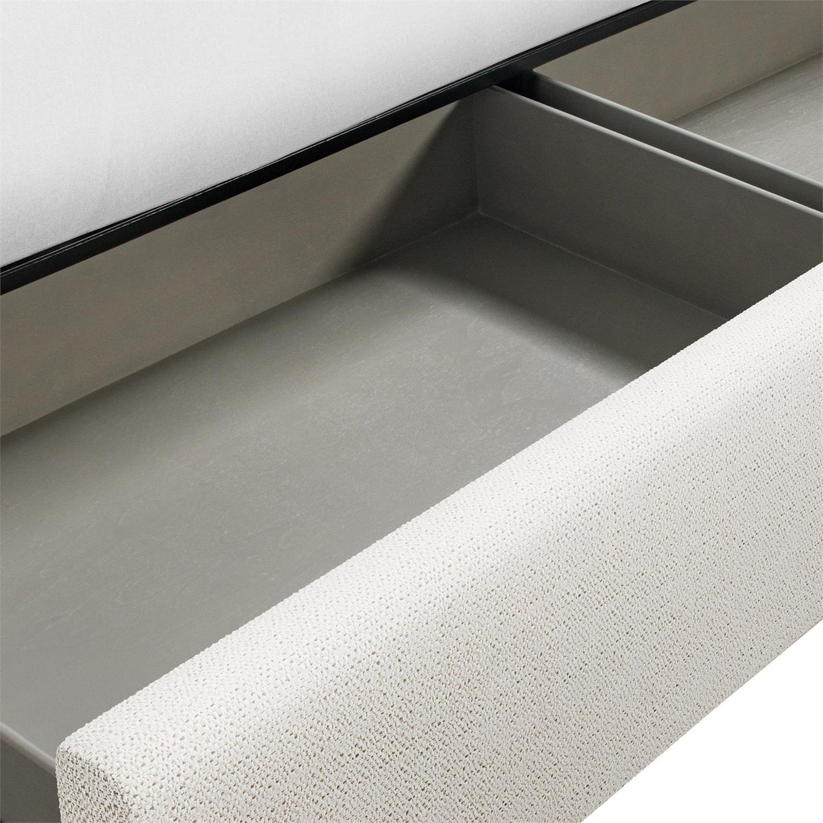 Morgan Fabric Storage Panel Bed Queen (64" H) by Bernhardt