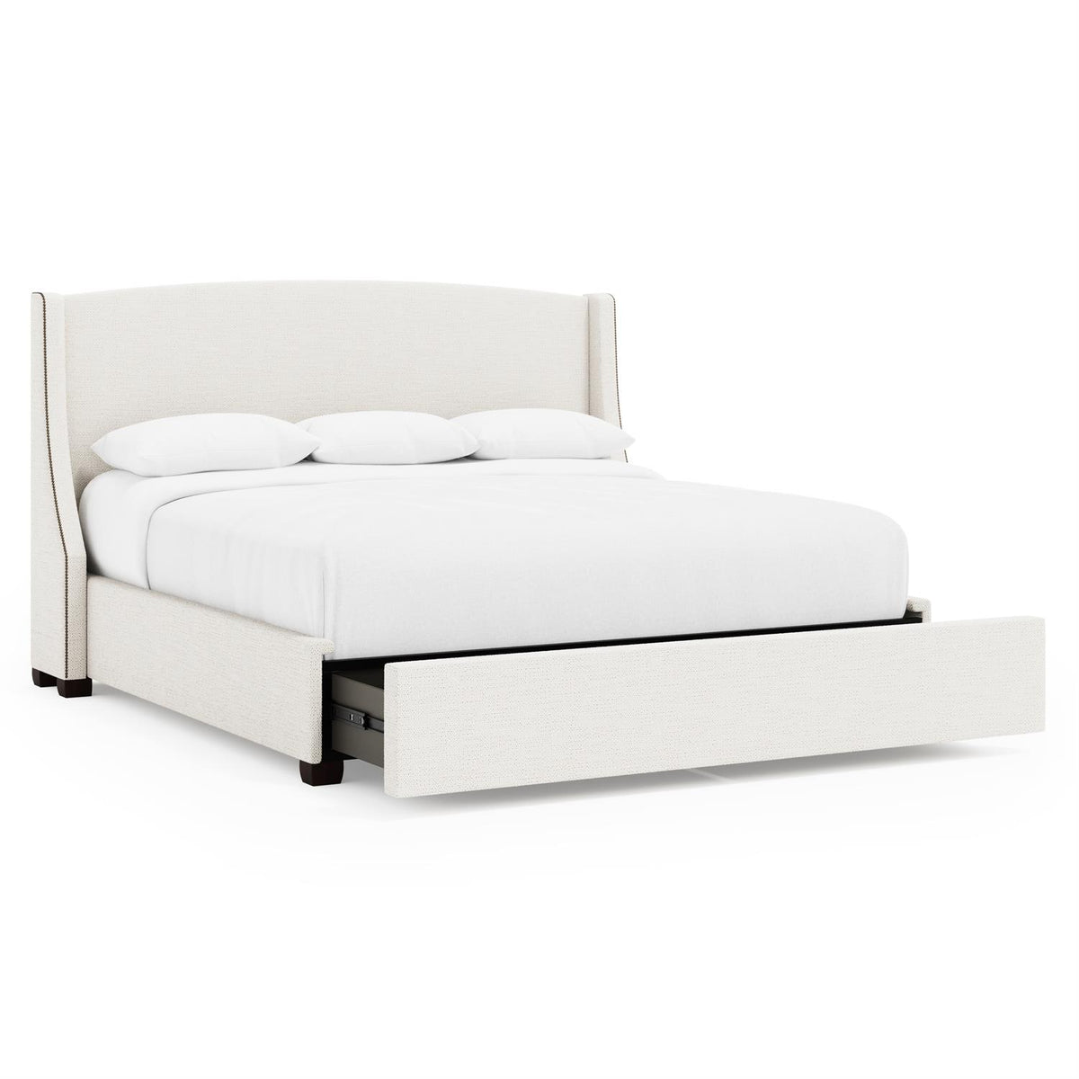 Cooper Fabric Storage Shelter Bed King (54" H) by Bernhardt