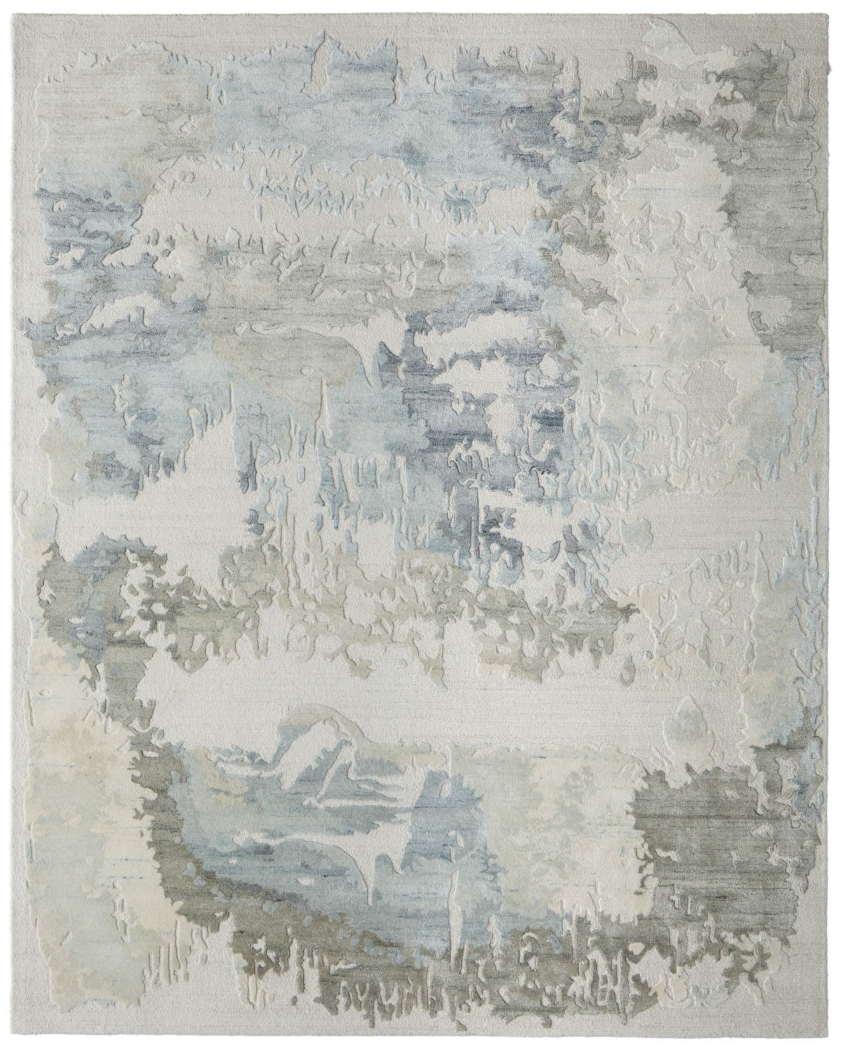 Kendall 8A62F Blue/Gray Rug by Feizy
