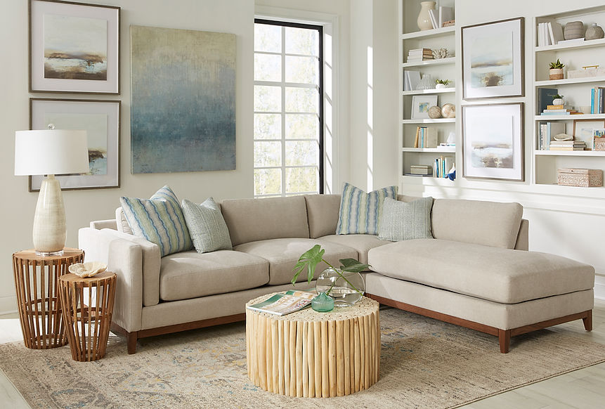 KELSEY RIGHT-ARM L-SECTIONAL WITH MODULAR CORNER