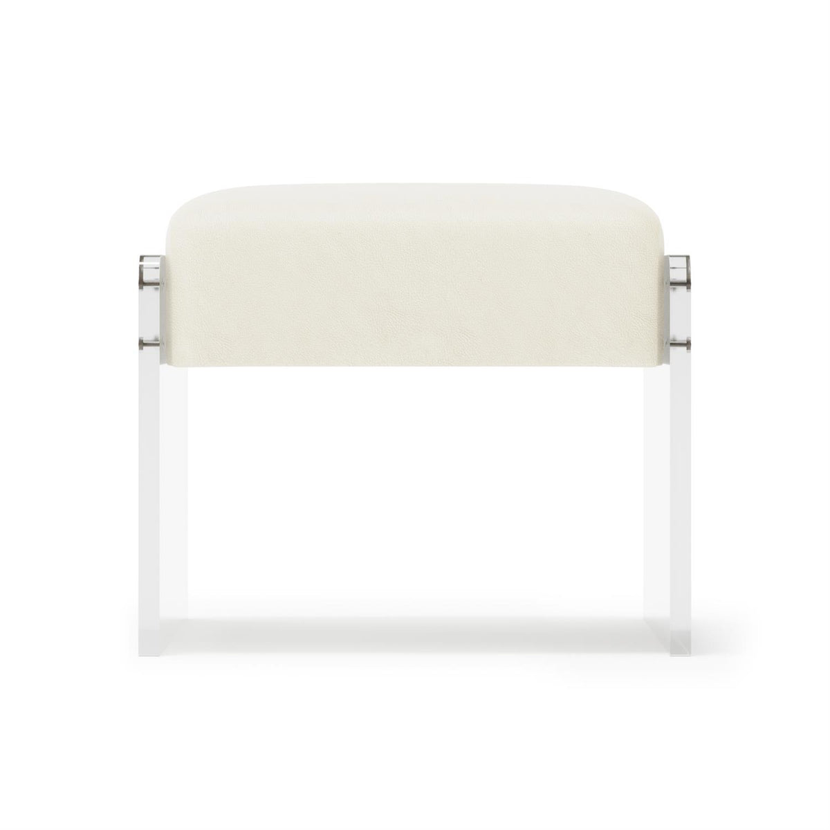 Jasper Leather Ottoman by Bernhardt