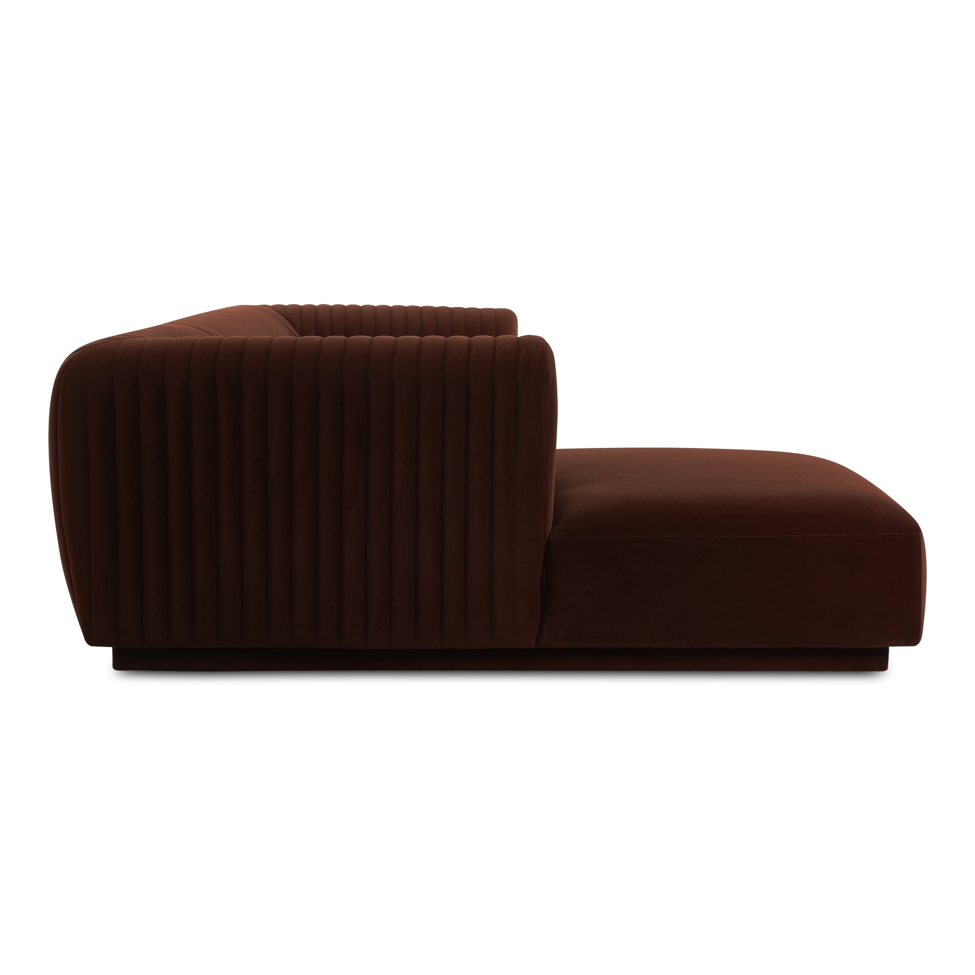 Zandro Left Sectional Warm Brown