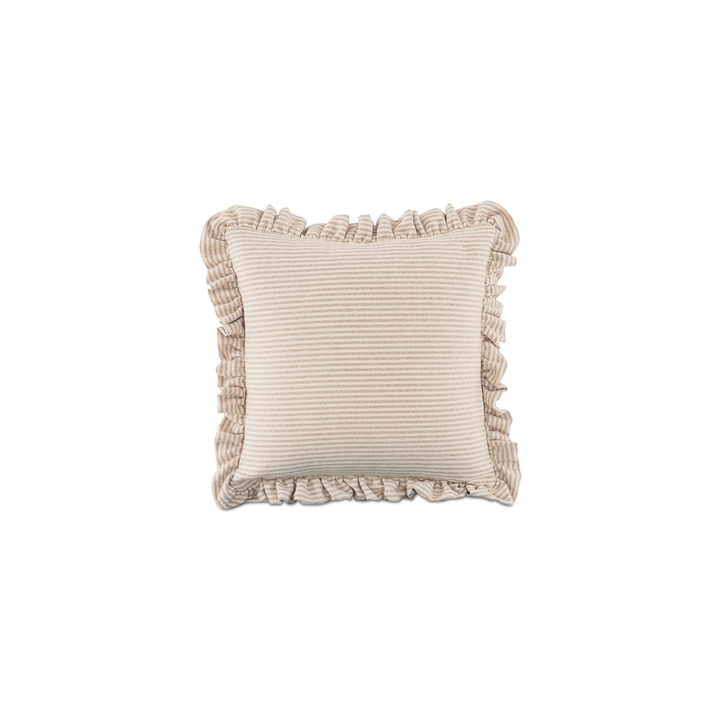 Betty 20 Inch Cushion Beige Stripe by Moe's Home